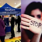 Newham Police holding stand in Stratford Shopping centre for resident advice on VAWG