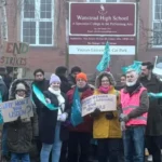 Redbridge Wanstead High school protest NEU union members ‘won against a hostile management and council’