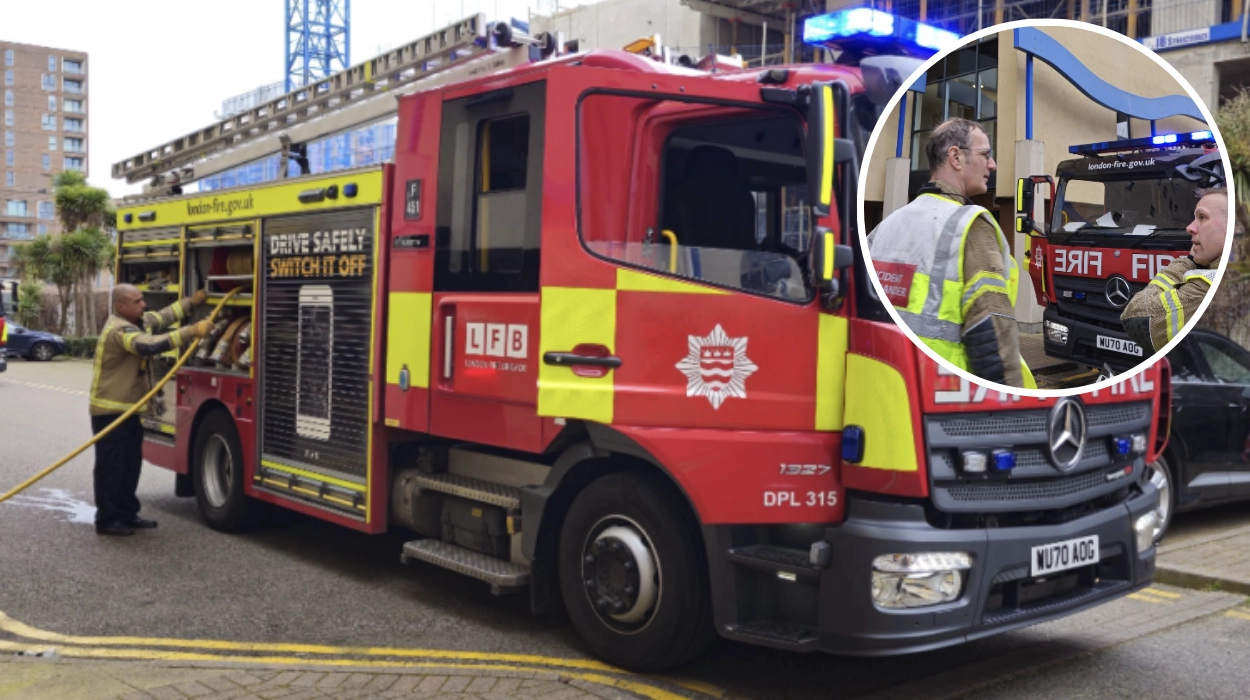 Silvertown Fire Mother and baby saved in Wards Wharf flat fire
