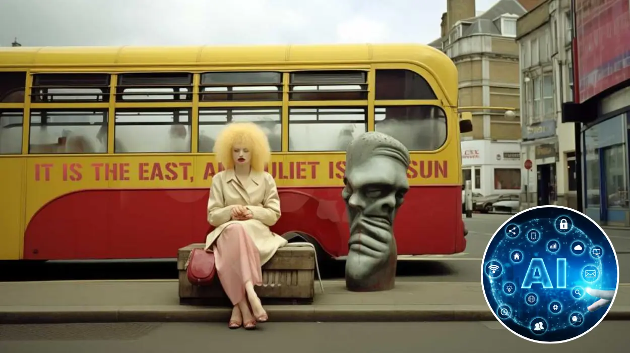 New shakespeare art installation brings ai-driven creativity to shoreditch