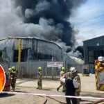 Rainham industrial fire: 70 firefighters battle blaze at Willoughby Drive estate