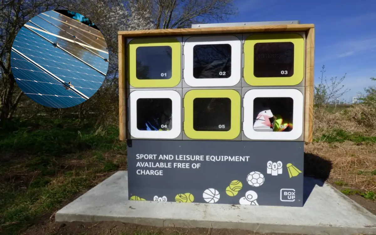 Innovative BoxUp Locker Installed at Leyton Marsh Offers Free Sports Equipment in East London