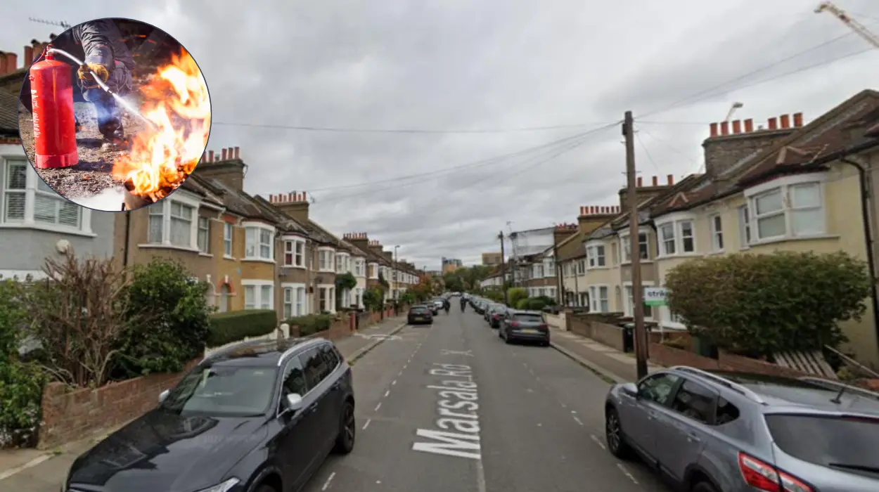 Marsala Road Lewisham house fire: Adults and child in hospital