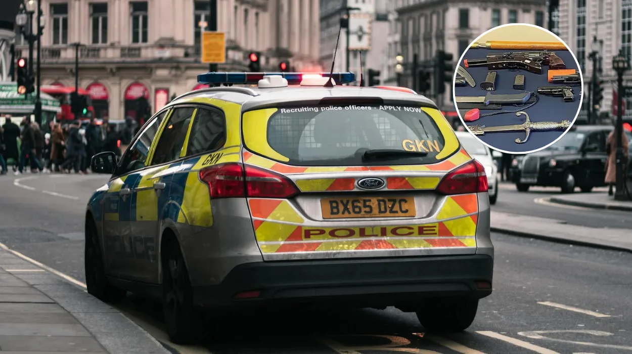 East London Police Seize Sword and Gun in Multi-Borough Operation