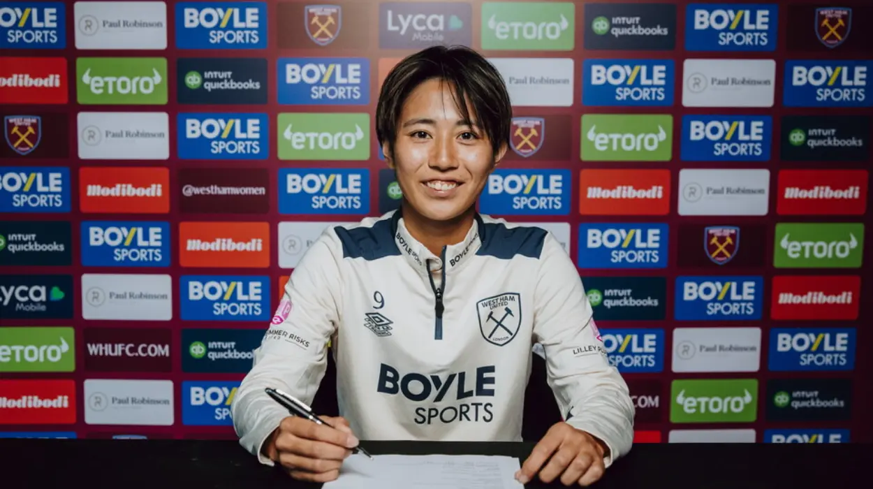 West Ham United forward Riko Ueki signs new one-year deal