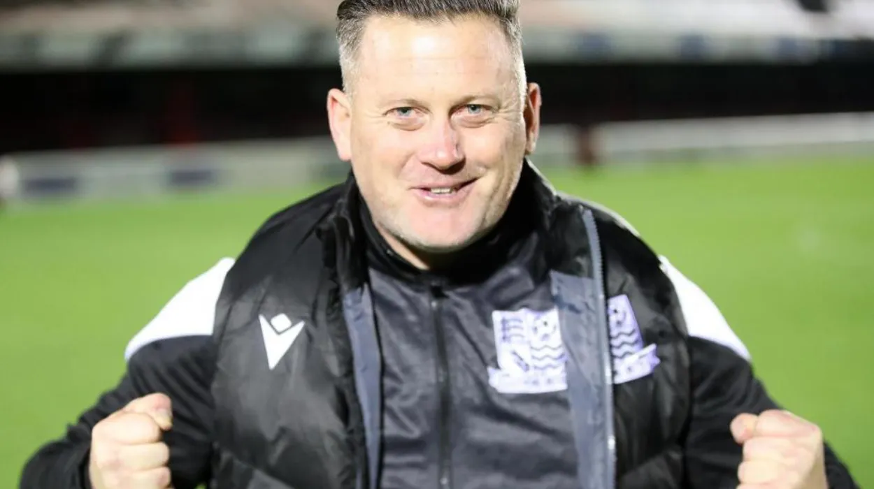 Danny Heath reacts to Southend United’s cup win at Dagenham