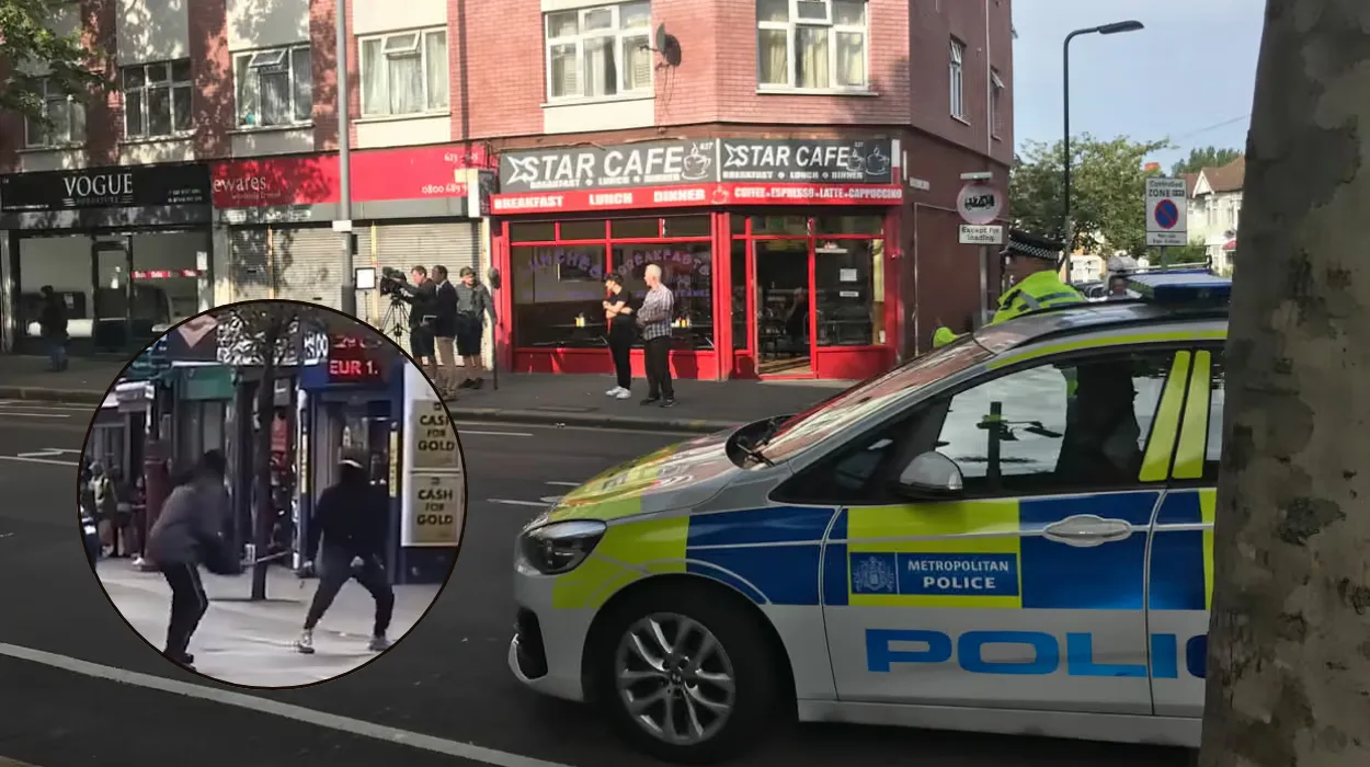 East London Machete Brawl on Kingsland High Street Shocks