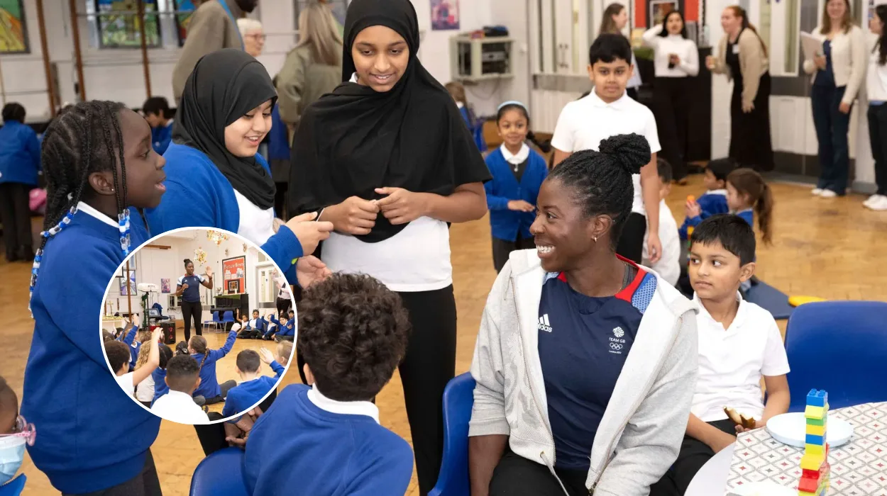 Christine Ohuruogu visits Bethnal Green school for breakfast initiative