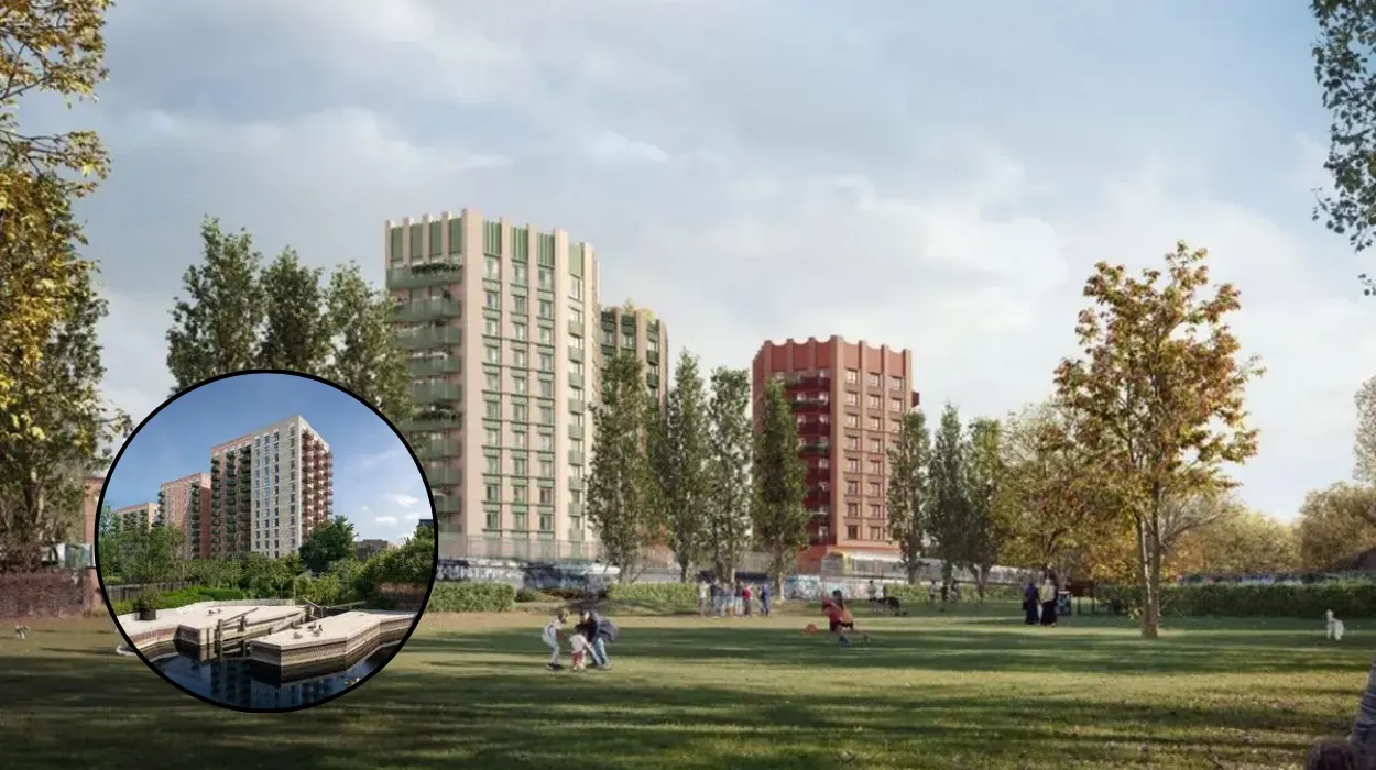 Plans for 220 Homes in Two Towers Near Allen Gardens, East London