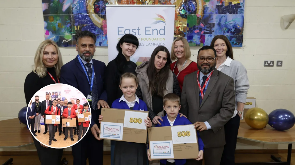 Connecting Communities brings laptops to Tower Hamlets pupils
