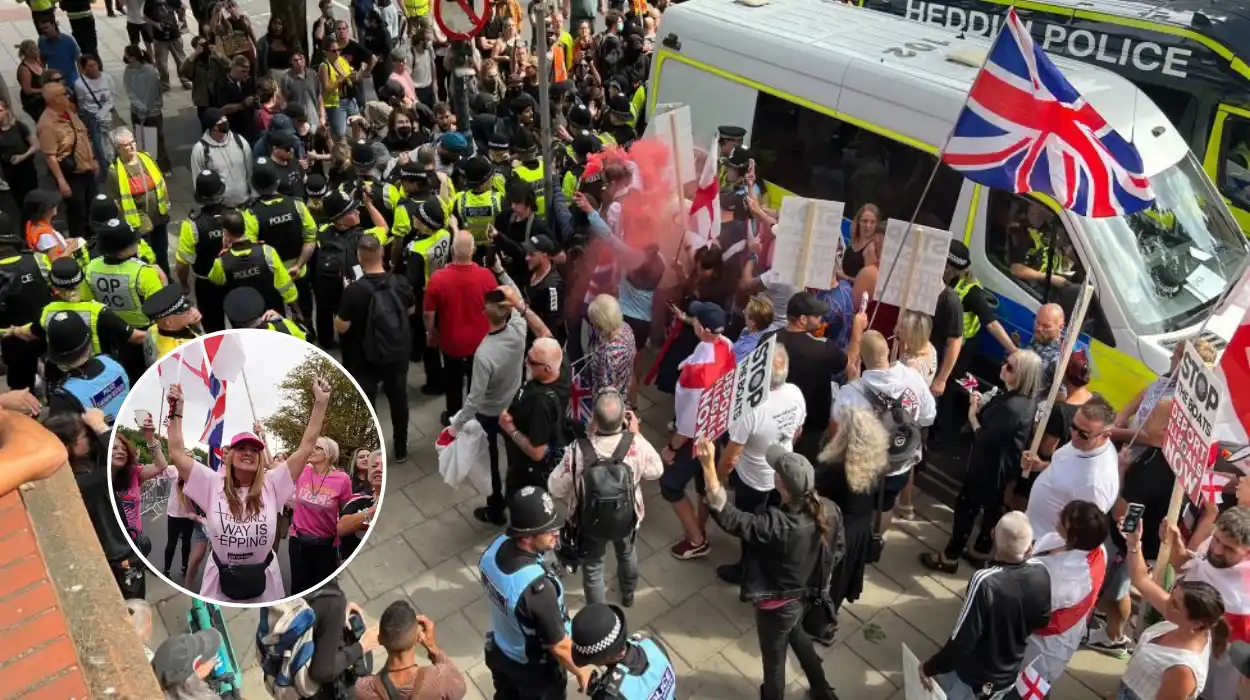 East London Asylum Seekers: UKIP Protests vs Home Office Data