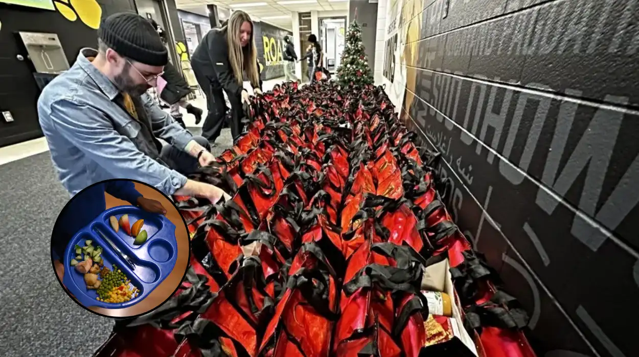 East London Pupils Get Holiday Food Kits