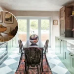 Zoe Willis Transforms Hackney Kitchen with Reclaimed Desks & Pink Tiles