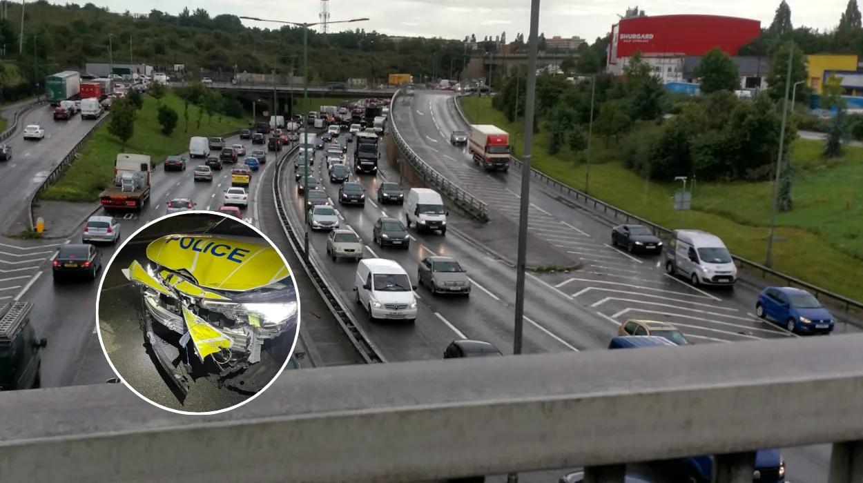 Redbridge police chase on A12, A406 and M11 ends in arrest