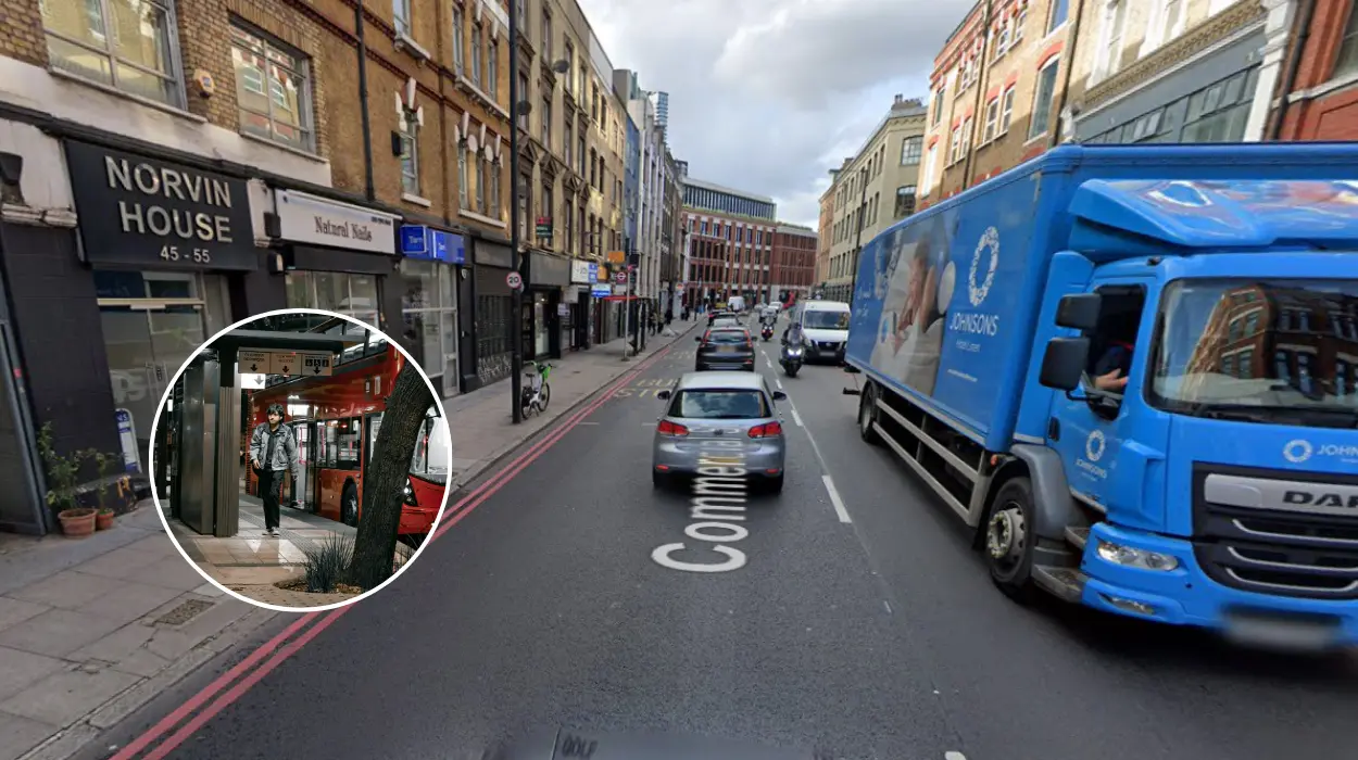 Tower Hamlets Bus Shelter: loveholidays' Seville Orange Escape