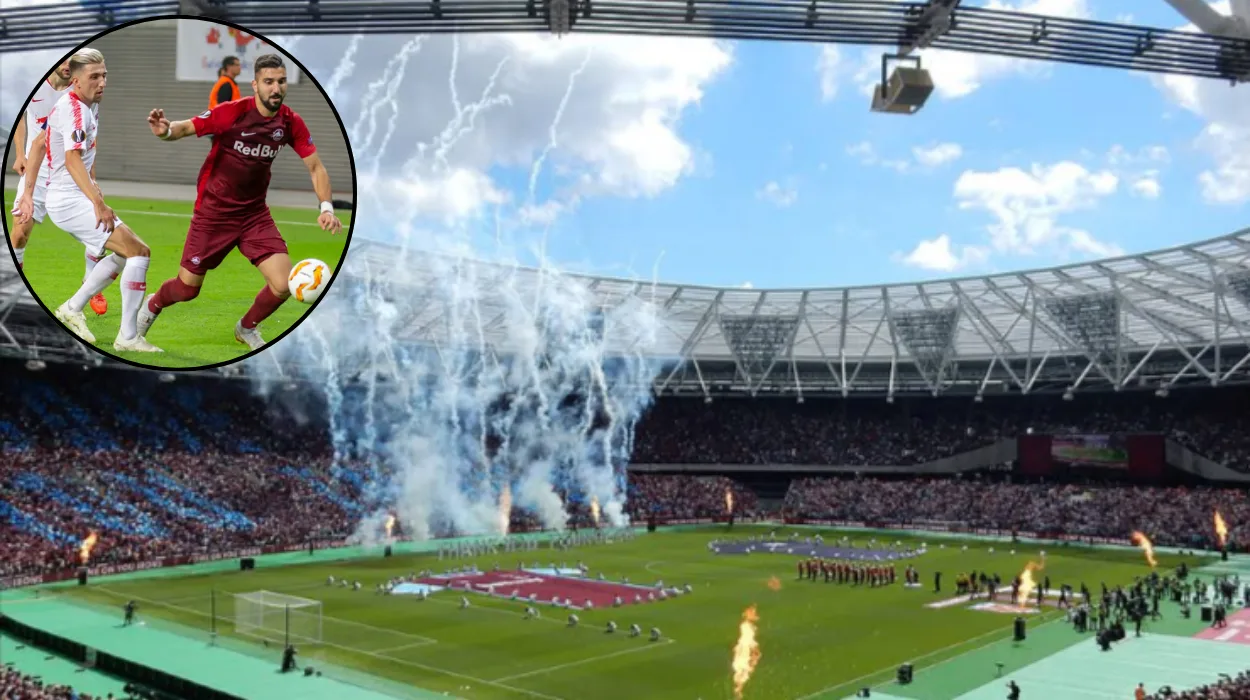 West Ham Fan Turnout Half vs Nottingham Forest at London Stadium