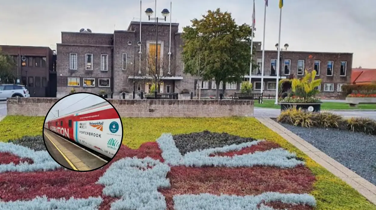 c2c and Havering Mayor Welcome Inspiration Train to Upminster