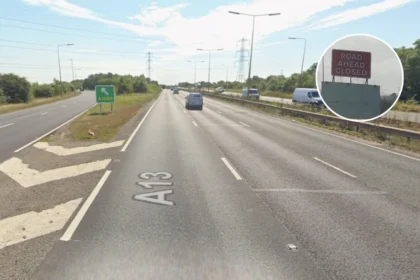 A13 Westbound Closed in Rainham after Car Fire - Recap 2026