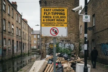 East London Fly-Tipping Fines: £1,000 Penalties & Court Risks