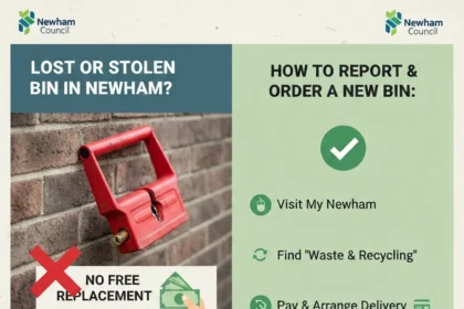 How to Report Stolen Bin & Get Free Replacement in Newham