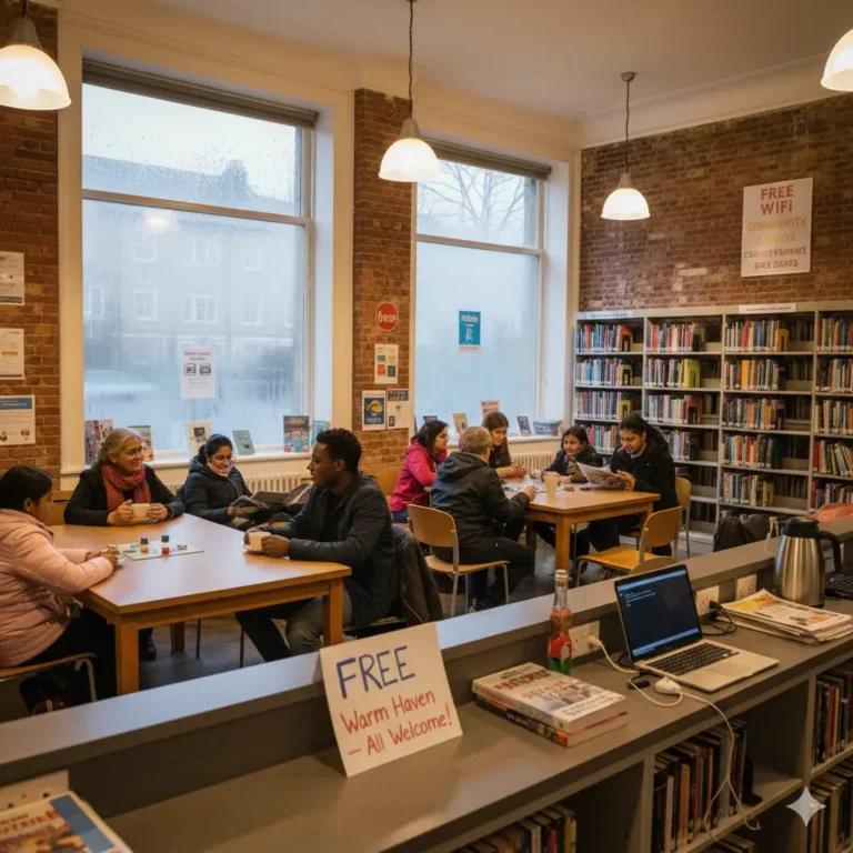 How to access free warm spaces in East London