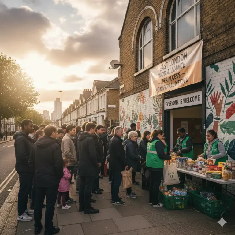 How to find a local food bank in East London