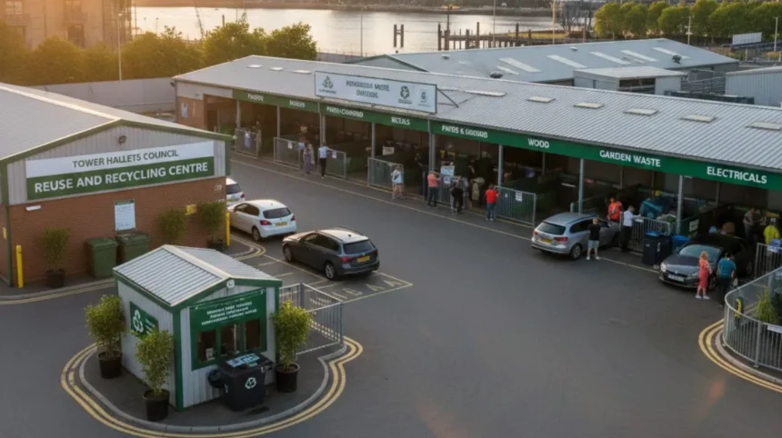 How to find a local recycling center in Tower Hamlets
