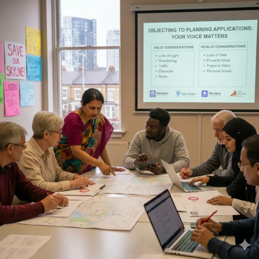 How to object to a planning application in East London