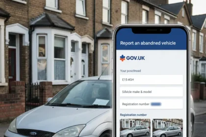 How to report an abandoned car in East London