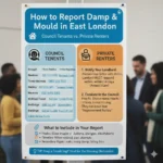 How to report damp and mould in East London