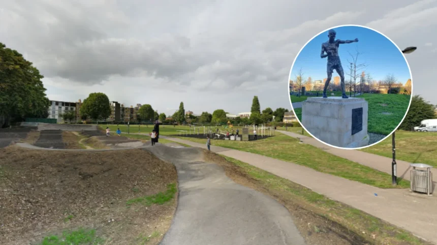 Teddy Baldock Statue Stolen from Poplar's Langdon Park