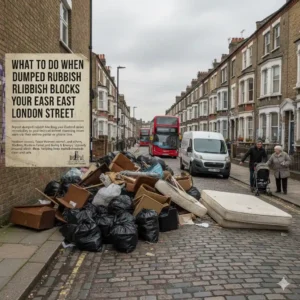 What to Do When Dumped Rubbish Blocks Your East London Street