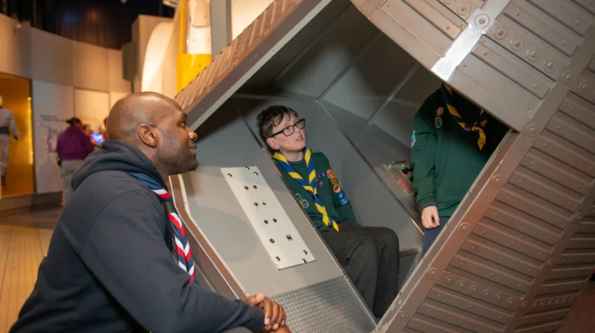Cub Scouts from East London Go Interstellar in National Space Centre Discovery Day
