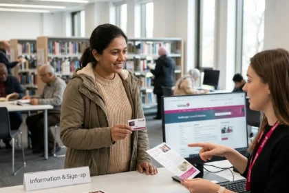 How to find local library services in Redbridge