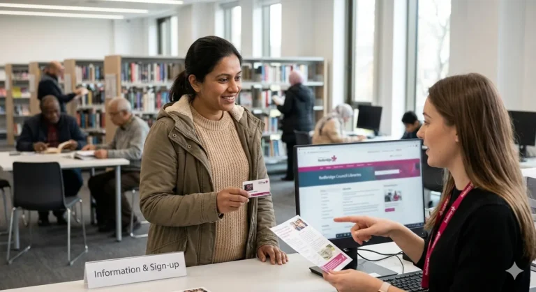How to find local library services in Redbridge