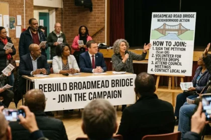 How to join the campaign to rebuild Broadmead Road Bridge