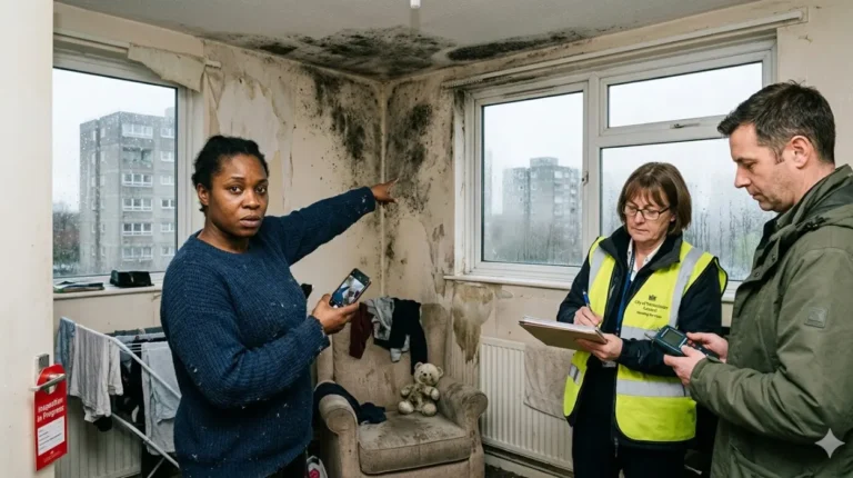 How to report systemic "Damp and Mould" in council properties