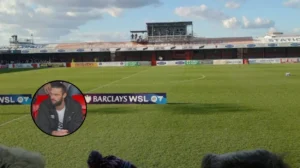 KSI Sits with Andy Carroll at Dagenham and Redbridge Match, Dagenham 2026