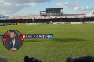 KSI Sits with Andy Carroll at Dagenham and Redbridge Match, Dagenham 2026