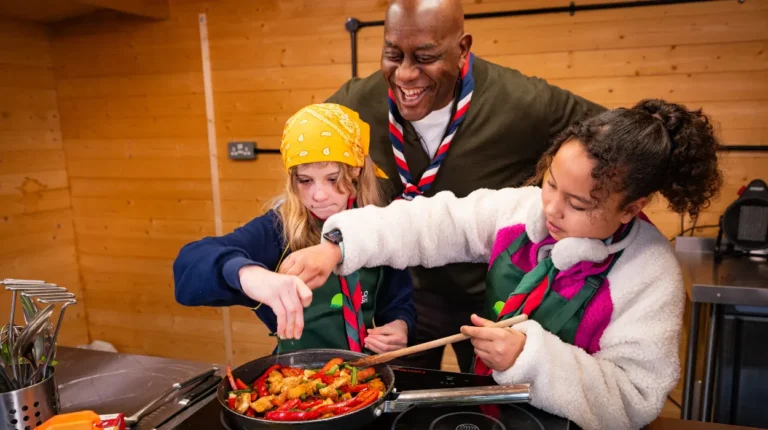 Scouts from Hackney help launch next‑generation Chef’s Badge with TV chef Ainsley Harriott