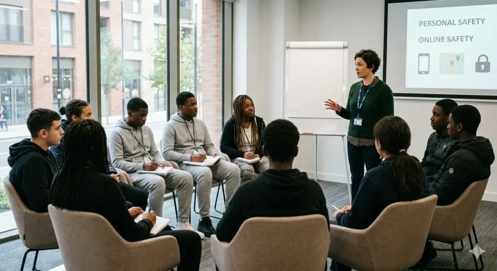 What the Stratford Youth Zone “Safety Workshops” are