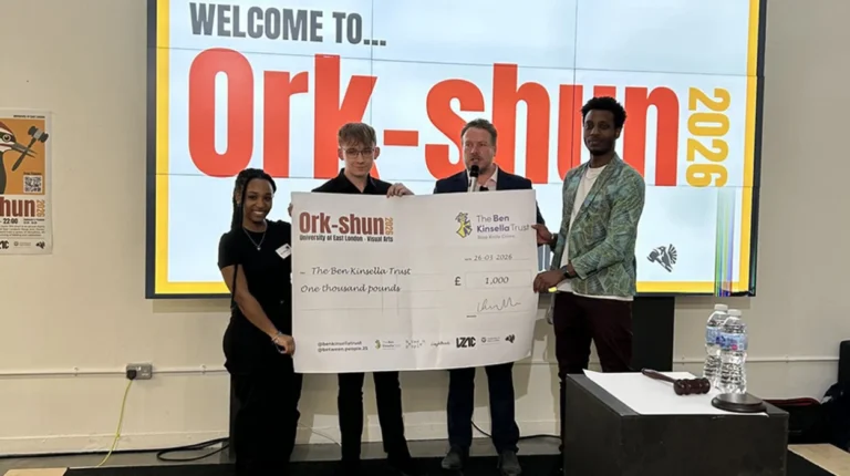 East London students host live art auction raising money for knife crime prevention charity