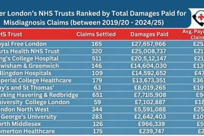 FOI reveals East London NHS trust paid £25m for misdiagnosis errors cases