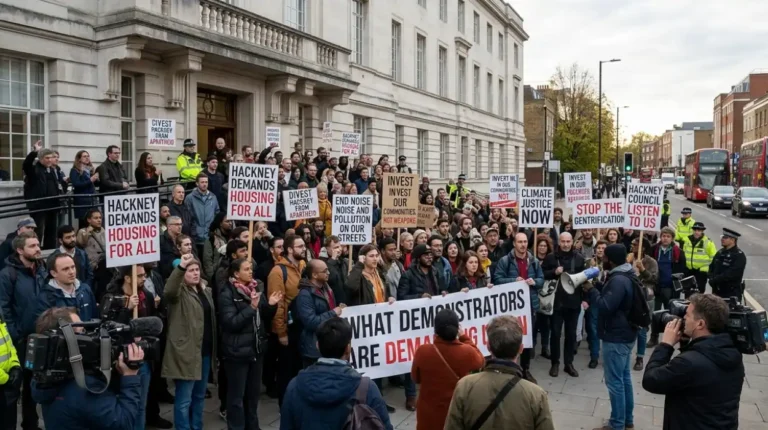 Hackney Town Hall Protest What Demonstrators Are Demanding