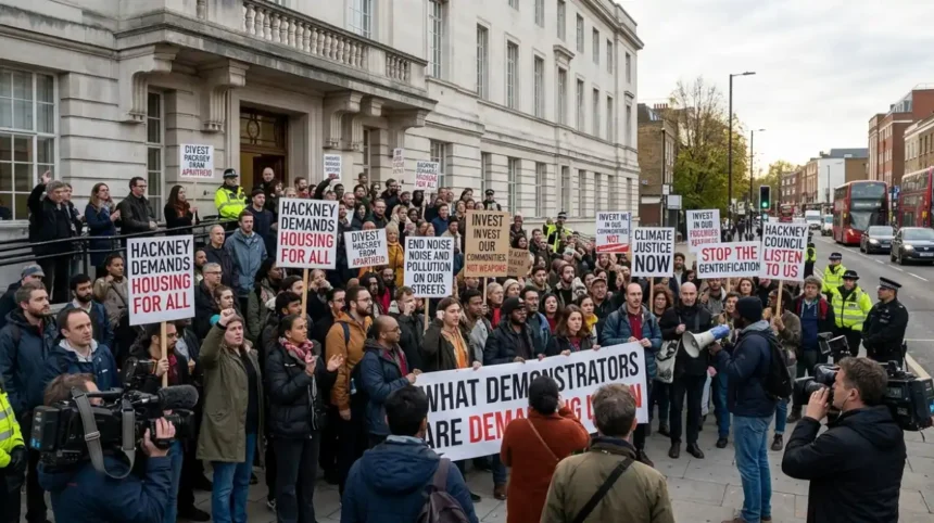 Hackney Town Hall Protest What Demonstrators Are Demanding