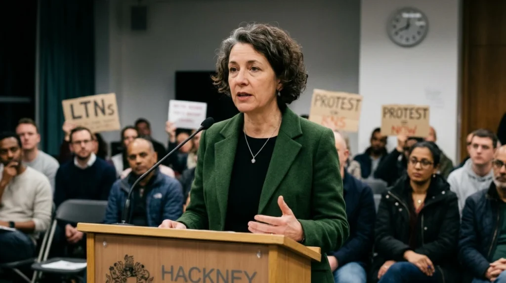 How has Hackney Council responded to the Town Hall protest demands?