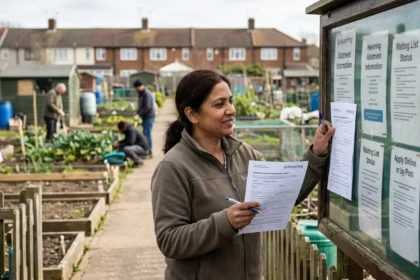 How to apply for the "Havering Allotment" waiting list