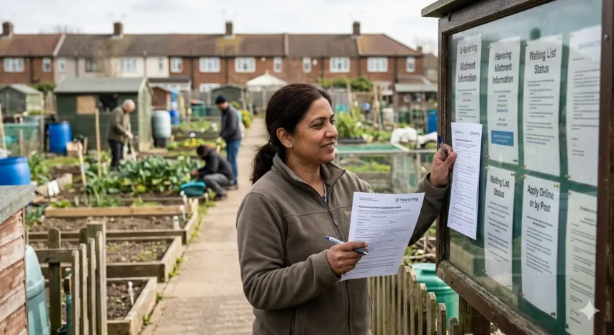 How to apply for the "Havering Allotment" waiting list