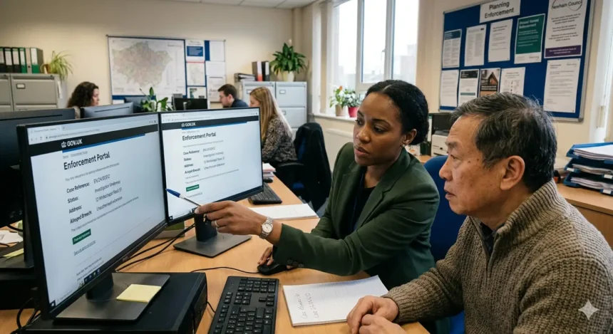How to track a planning breach through the "Enforcement Portal
