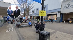 Nigel Farage Draws Crowds at Romford Market with Rosindell, Romford 2026